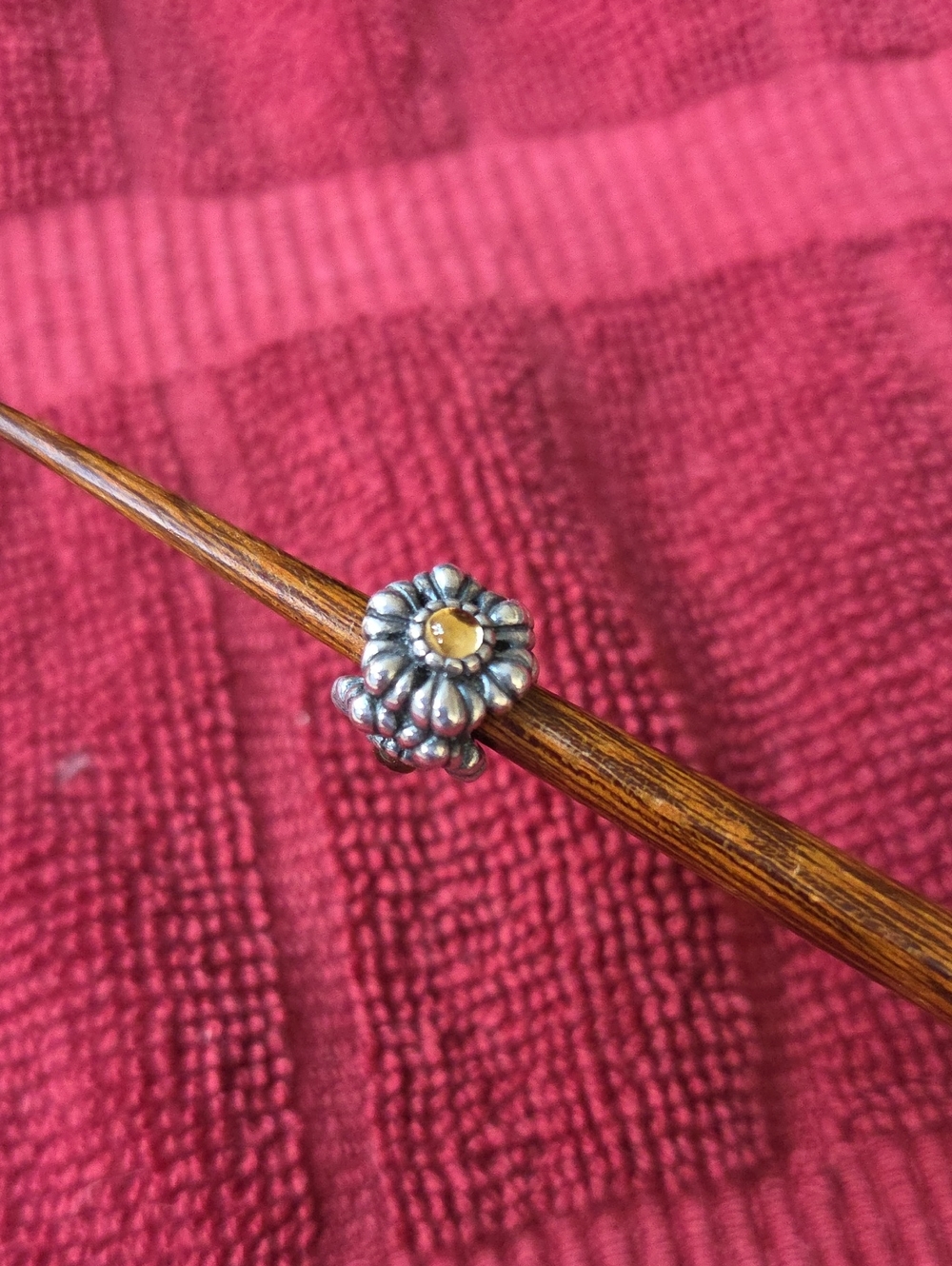 Pandora November Birthday Blooms Sterling Silver Flower Charm